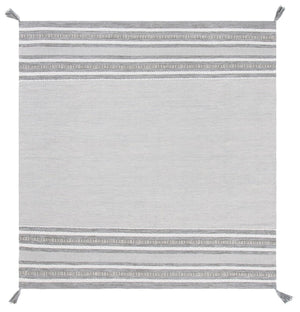 Montauk 214 Hand Woven 100% Cotton Rug Grey / Ivory 100% Cotton MTK214F-9