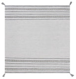 Montauk 214 Hand Woven 100% Cotton Rug Grey / Ivory 100% Cotton MTK214F-9