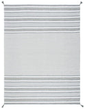 Montauk 214 Hand Woven 100% Cotton Rug Grey / Ivory 100% Cotton MTK214F-9