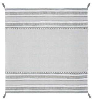 Montauk 215 Hand Woven 100% Cotton Rug Grey / Ivory 100% Cotton MTK215F-9