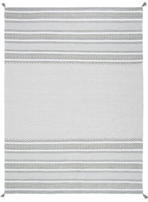 Montauk 215 Hand Woven 100% Cotton Rug Grey / Ivory 100% Cotton MTK215F-9