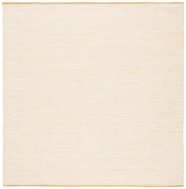 Montauk 250 Contemporary Flat Weave 100% Cotton Pile Rug Gold