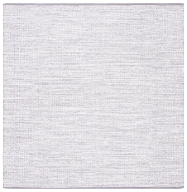 Montauk 250 Contemporary Flat Weave 100% Cotton Pile Rug Silver