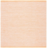 Montauk 250 Contemporary Flat Weave 100% Cotton Pile Rug Orange