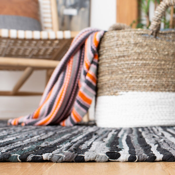 Safavieh Montauk 251 Flat Weave Recycled Cotton Chindi Contemporary Rug MTK251F-9