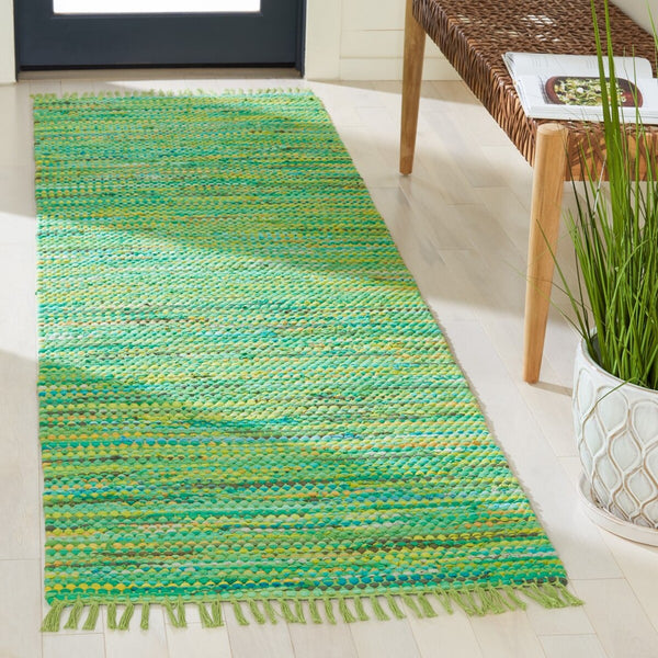 Safavieh Montauk 251 Flat Weave Recycled Cotton Chindi Contemporary Rug MTK251Y-9