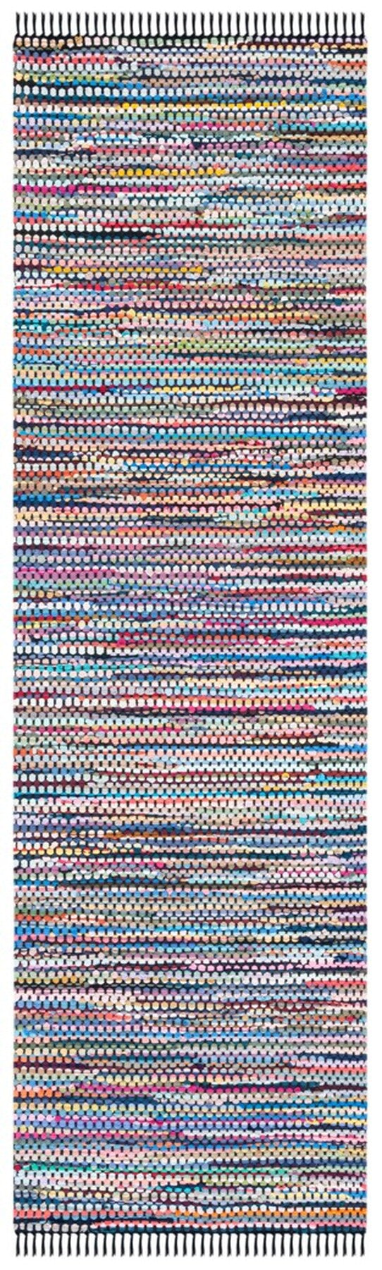 Safavieh Montauk 251 Flat Weave Recycled Cotton Chindi Contemporary Rug MTK251Z-9