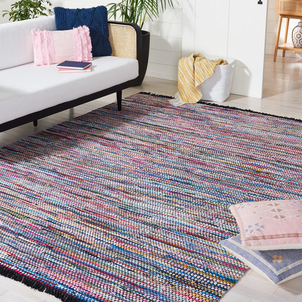Safavieh Montauk 251 Flat Weave Recycled Cotton Chindi Contemporary Rug MTK251Z-9