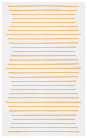 Safavieh Montauk 313 Hand Woven 100% Cotton Rug Ivory / Gold 100% Cotton MTK313C-9