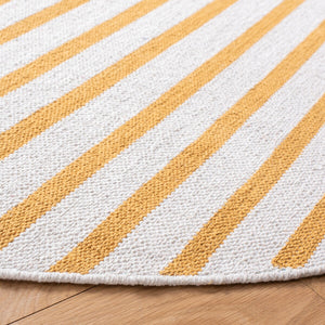 Safavieh Montauk 313 Hand Woven 100% Cotton Rug Ivory / Gold 100% Cotton MTK313C-9