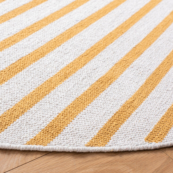 Safavieh Montauk 313 Hand Woven 100% Cotton Rug Ivory / Gold 100% Cotton MTK313C-9