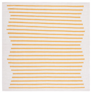 Safavieh Montauk 313 Hand Woven 100% Cotton Rug Ivory / Gold 100% Cotton MTK313C-9