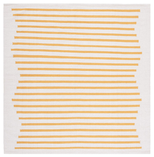 Safavieh Montauk 313 Hand Woven 100% Cotton Rug Ivory / Gold 100% Cotton MTK313C-9