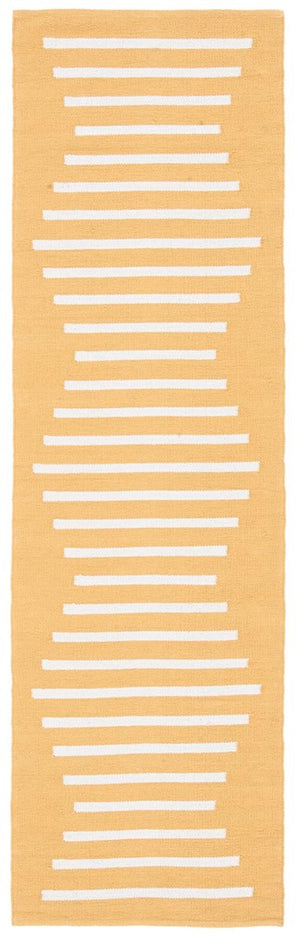 Safavieh Montauk 313 Hand Woven 100% Cotton Rug Gold / Ivory 100% Cotton MTK313D-9