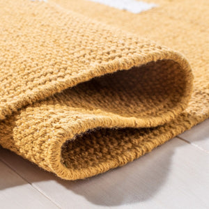 Safavieh Montauk 313 Hand Woven 100% Cotton Rug Gold / Ivory 100% Cotton MTK313D-9