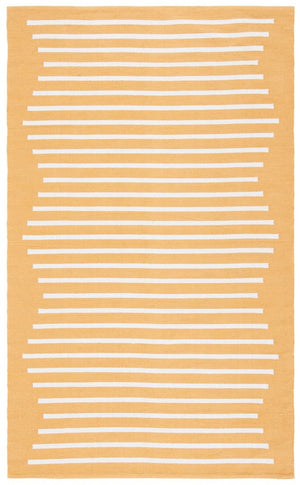 Safavieh Montauk 313 Hand Woven 100% Cotton Rug Gold / Ivory 100% Cotton MTK313D-9