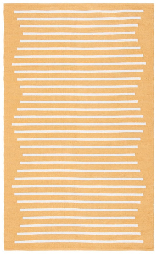 Safavieh Montauk 313 Hand Woven 100% Cotton Rug Gold / Ivory 100% Cotton MTK313D-9