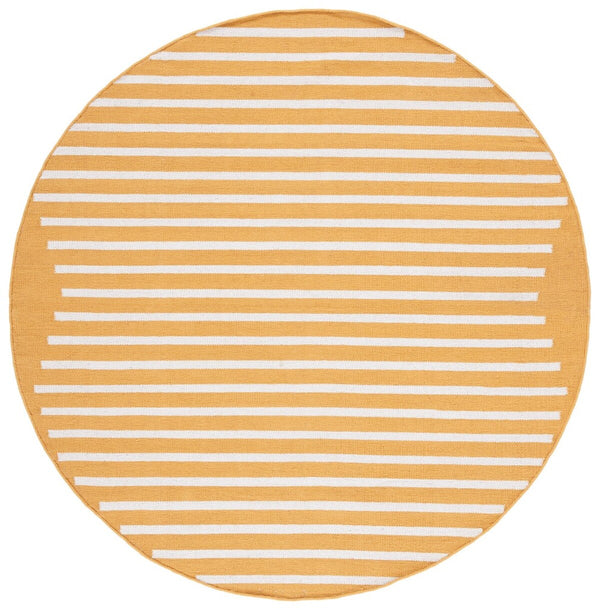 Safavieh Montauk 313 Hand Woven 100% Cotton Rug Gold / Ivory 100% Cotton MTK313D-9