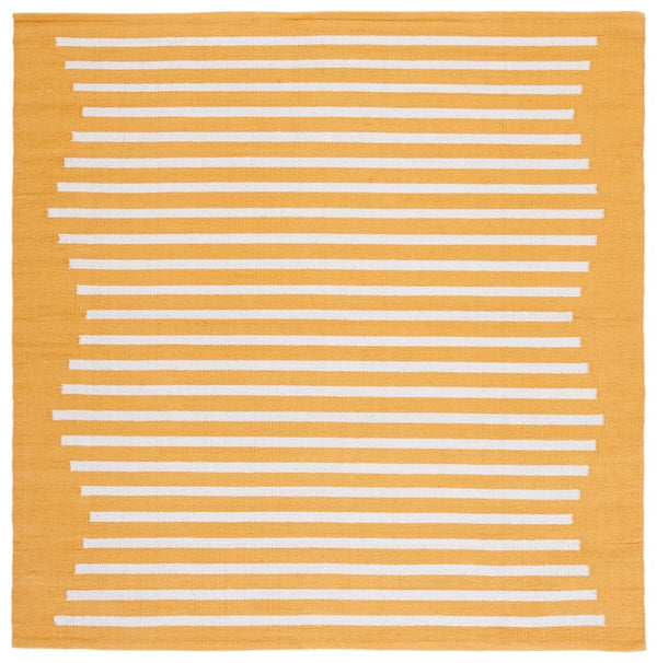 Safavieh Montauk 313 Hand Woven 100% Cotton Rug Gold / Ivory 100% Cotton MTK313D-9