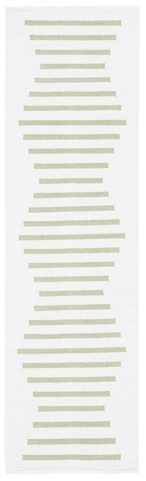 Safavieh Montauk 313 Hand Woven 100% Cotton Rug Ivory / Light Green 100% Cotton MTK313J-9
