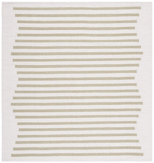 Safavieh Montauk 313 Hand Woven 100% Cotton Rug Ivory / Light Green 100% Cotton MTK313J-9