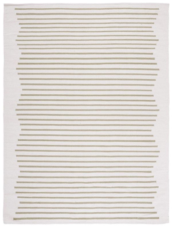 Safavieh Montauk 313 Hand Woven 100% Cotton Rug Ivory / Light Green 100% Cotton MTK313J-9