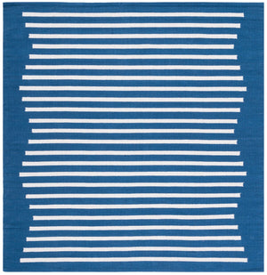 Safavieh Montauk 313 Hand Woven 100% Cotton Rug Navy / Ivory 100% Cotton MTK313N-9