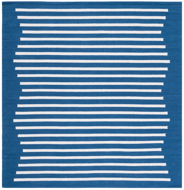 Safavieh Montauk 313 Hand Woven 100% Cotton Rug Navy / Ivory 100% Cotton MTK313N-9