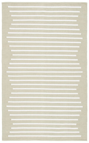 Safavieh Montauk 313 Hand Woven 100% Cotton Rug Light Green / Ivory 100% Cotton MTK313W-9