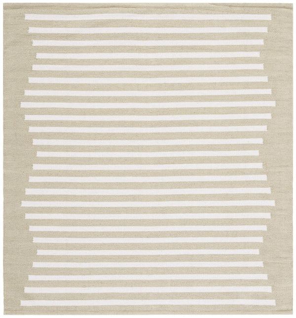 Safavieh Montauk 313 Hand Woven 100% Cotton Rug Light Green / Ivory 100% Cotton MTK313W-9