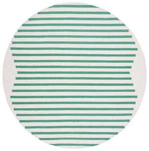 Safavieh Montauk 313 Hand Woven 100% Cotton Rug Ivory / Dark Green 100% Cotton MTK313X-9