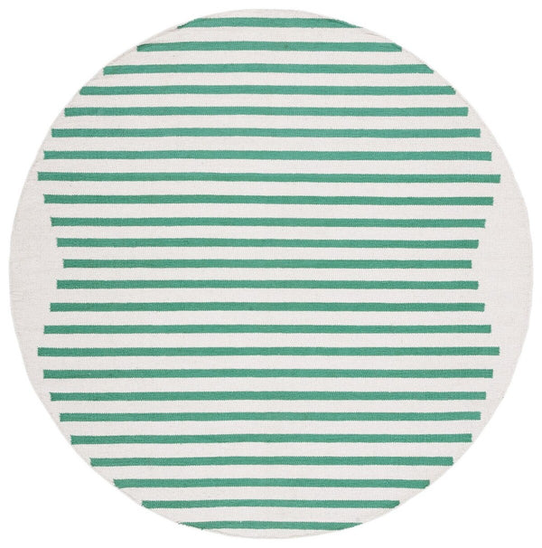 Safavieh Montauk 313 Hand Woven 100% Cotton Rug Ivory / Dark Green 100% Cotton MTK313X-9