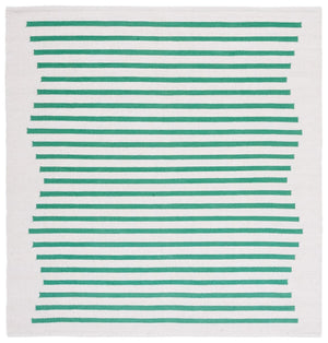 Safavieh Montauk 313 Hand Woven 100% Cotton Rug Ivory / Dark Green 100% Cotton MTK313X-9