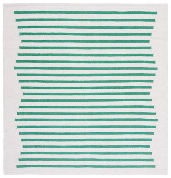 Safavieh Montauk 313 Hand Woven 100% Cotton Rug Ivory / Dark Green 100% Cotton MTK313X-9