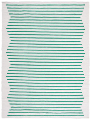 Safavieh Montauk 313 Hand Woven 100% Cotton Rug Ivory / Dark Green 100% Cotton MTK313X-9