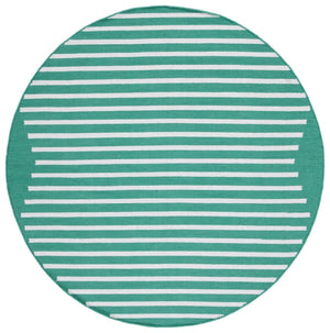 Safavieh Montauk 313 Hand Woven 100% Cotton Rug Dark Green / Ivory 100% Cotton MTK313Y-9