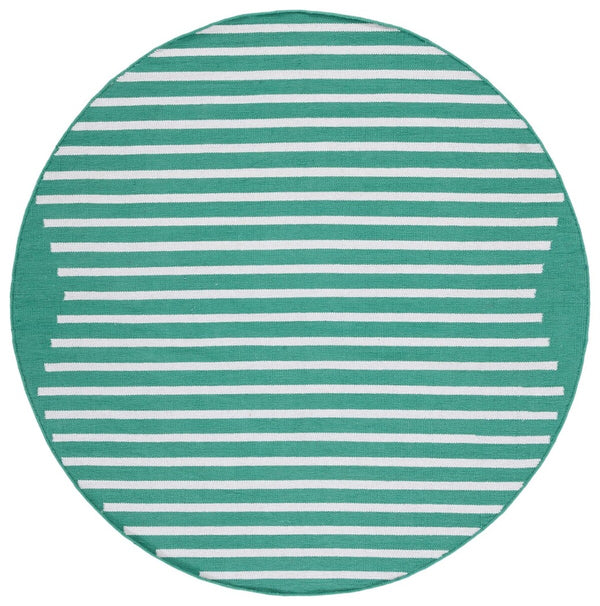 Safavieh Montauk 313 Hand Woven 100% Cotton Rug Dark Green / Ivory 100% Cotton MTK313Y-9