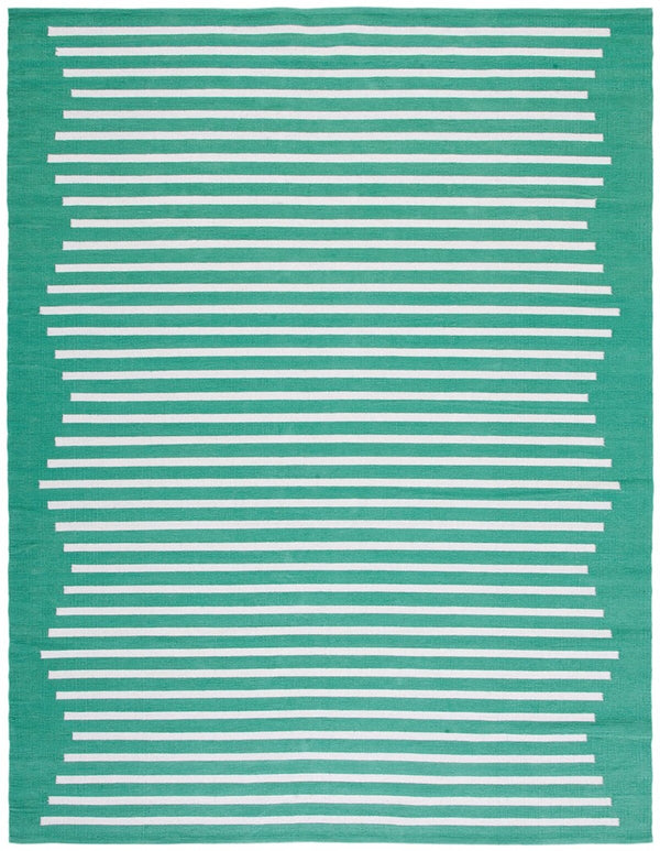 Safavieh Montauk 313 Hand Woven 100% Cotton Rug Dark Green / Ivory 100% Cotton MTK313Y-9