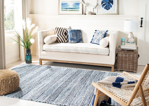 Safavieh Montauk 418 Hand Woven Cotton/Polyester/and Jute Rug MTK418L-3