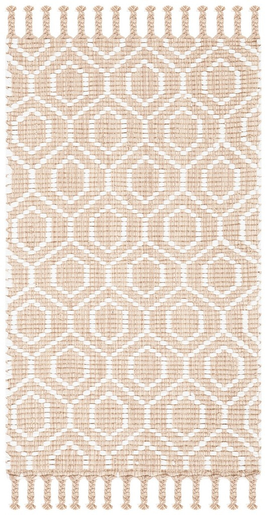 Safavieh Montauk 425 Hand Woven 80% Cotton and 20% Polyester Contemporary Rug MTK425B-8