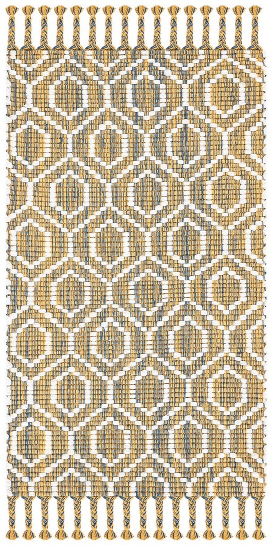 Safavieh Montauk 425 Hand Woven 80% Cotton and 20% Polyester Contemporary Rug MTK425B-8