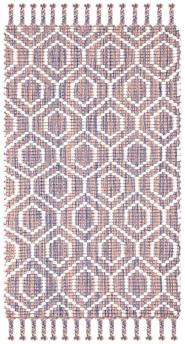 Safavieh Montauk 425 Hand Woven 80% Cotton and 20% Polyester Contemporary Rug MTK425P-8