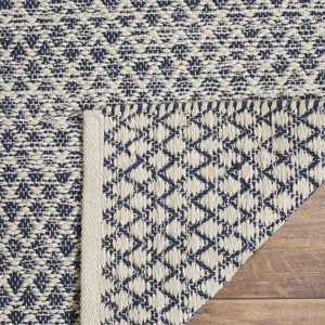 Montauk Hand Woven Cotton Pile Rug - Luxurious Thickness, Artisan Crafted for Modern Elegance