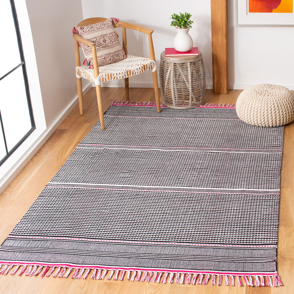 Safavieh Montauk 607 Hand Woven 90% Polyester and 10% Cotton Rug MTK607P-3