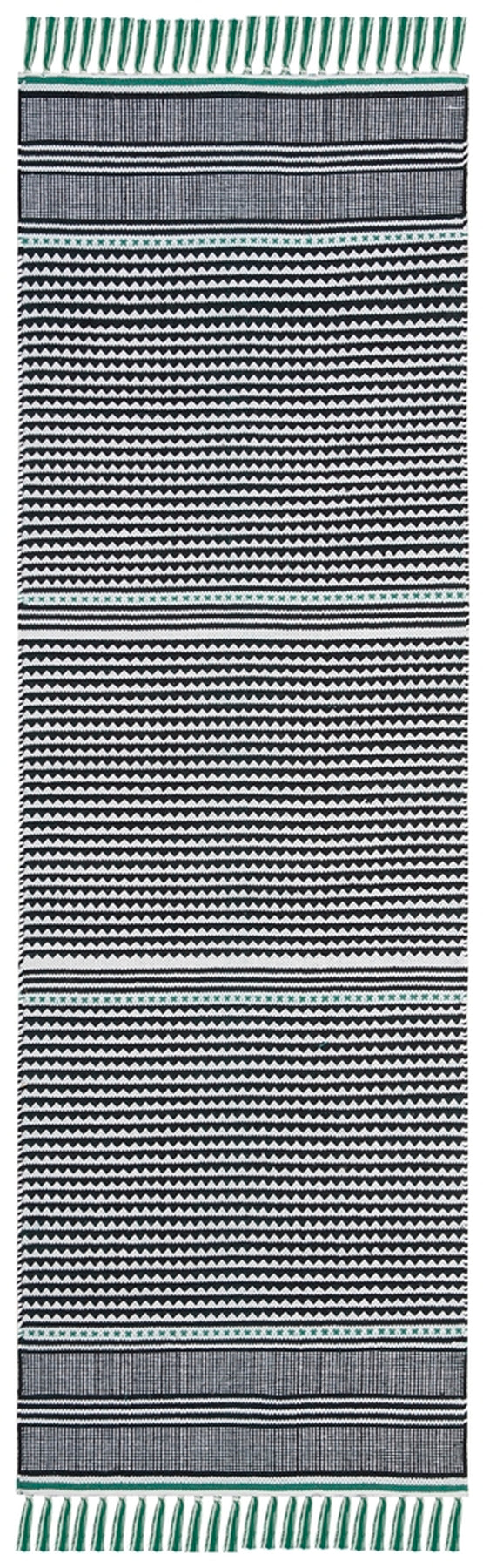 Safavieh Montauk 607 Hand Woven 90% Polyester and 10% Cotton Rug MTK607Q-3