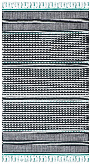 Safavieh Montauk 607 Hand Woven 90% Polyester and 10% Cotton Rug MTK607Q-3
