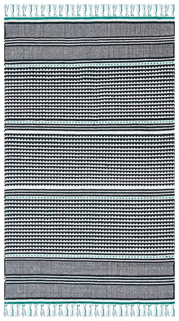 Safavieh Montauk 607 Hand Woven 90% Polyester and 10% Cotton Rug MTK607Q-3