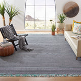 Safavieh Montauk 607 Hand Woven 90% Polyester and 10% Cotton Rug MTK607Q-3