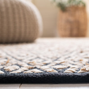Montauk Hand Woven Polyester and Cotton Pile Rug - Elegant Design for Cozy Home Interiors