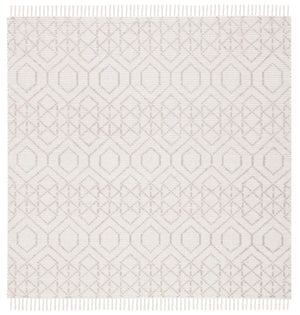 Montauk 652 Handloomed 100% Cotton Bohemian Rug Brown / Beige 100% COTTON MTK652T-8